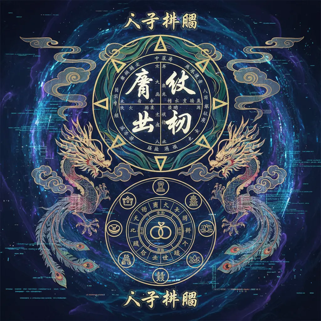 八字命盤 - 八字排盤