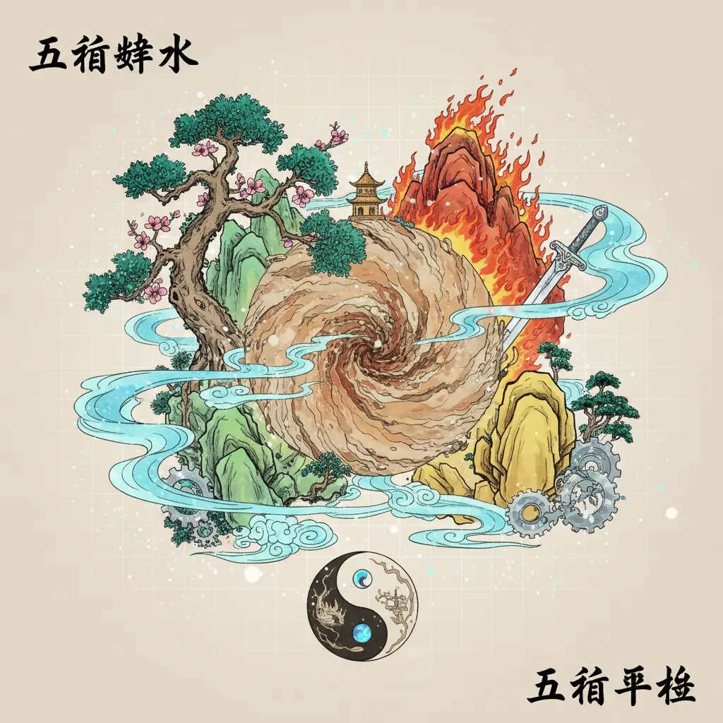 五行平衡 - 五行缺水