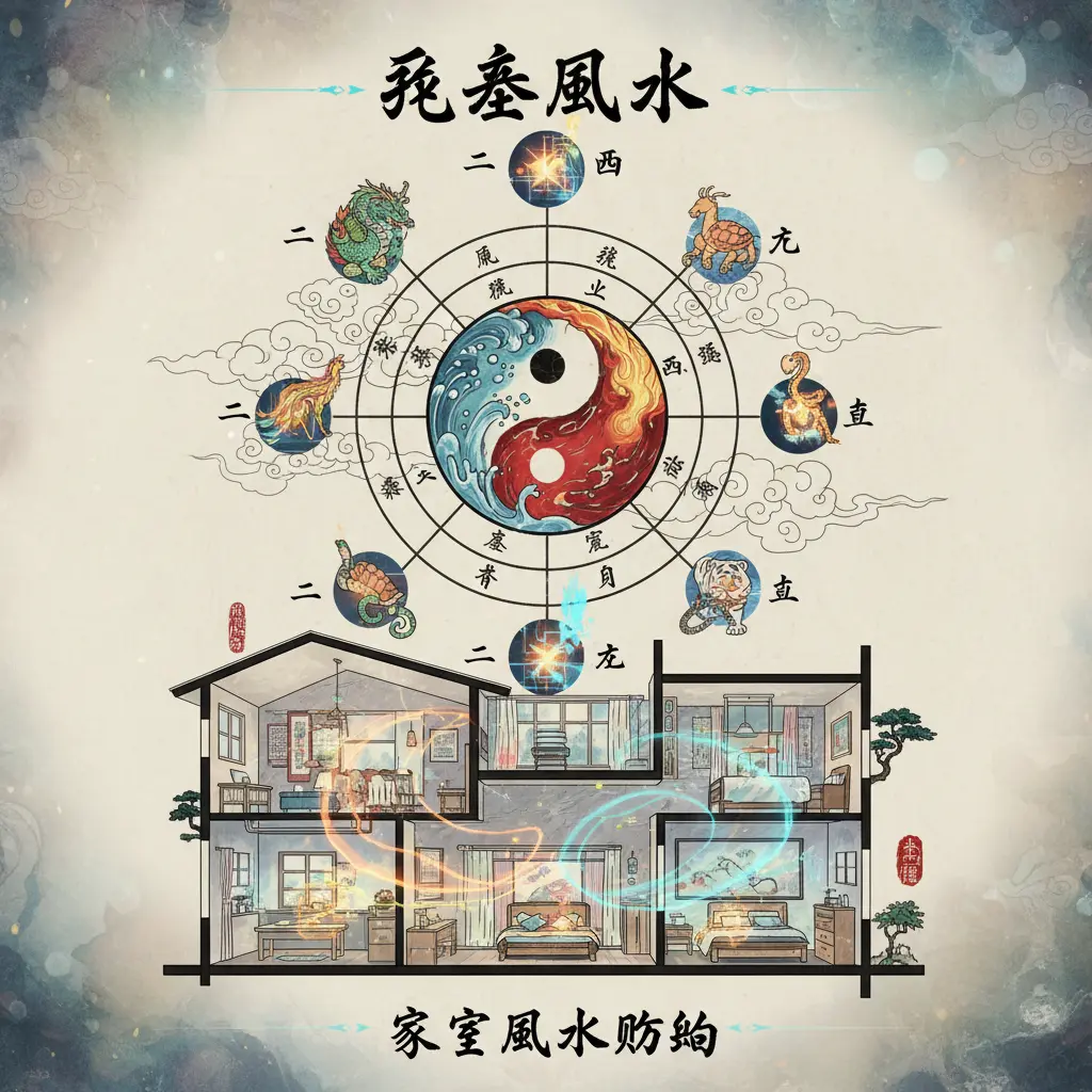 家居風水佈局 - 飛星風水