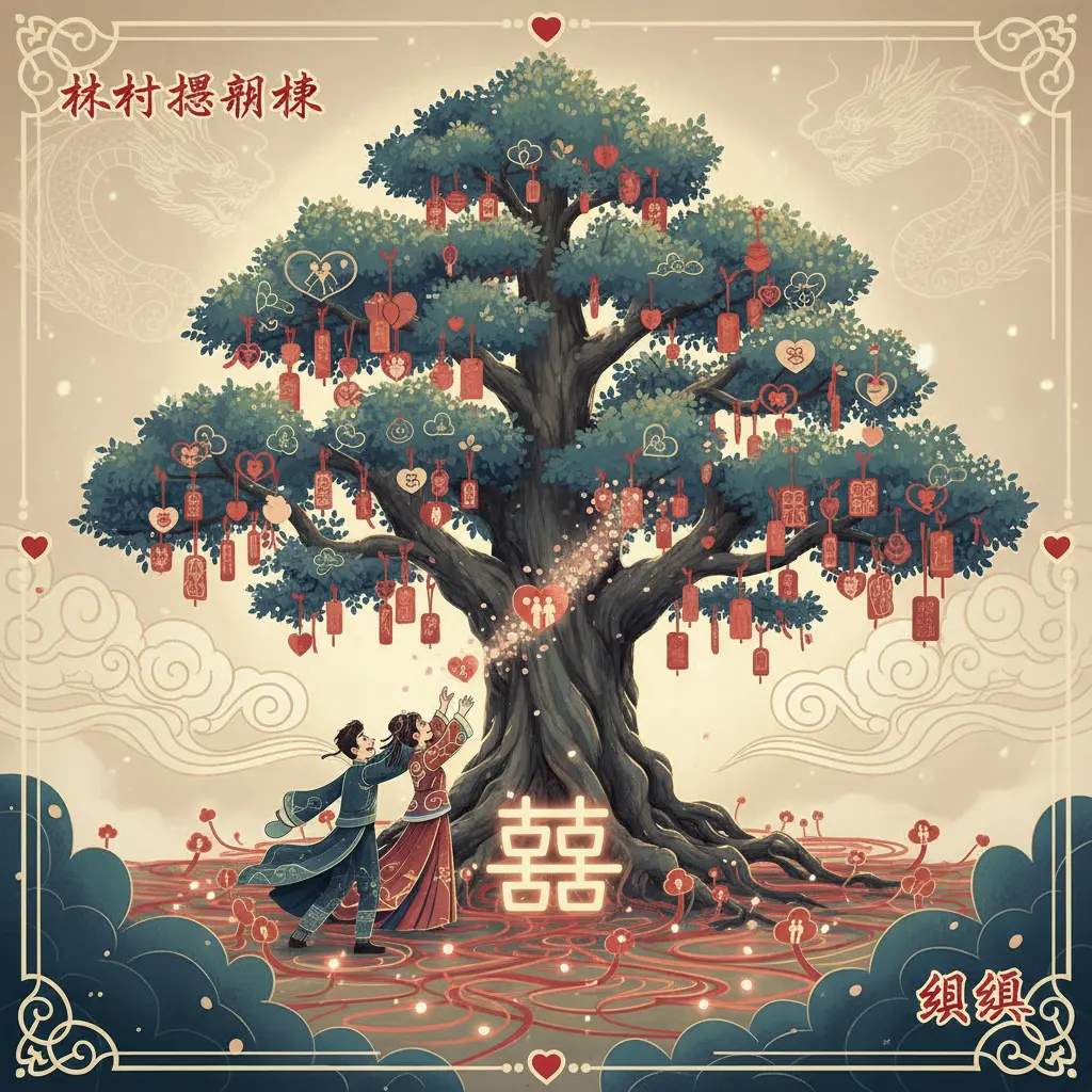 姻緣 - 林村許願樹