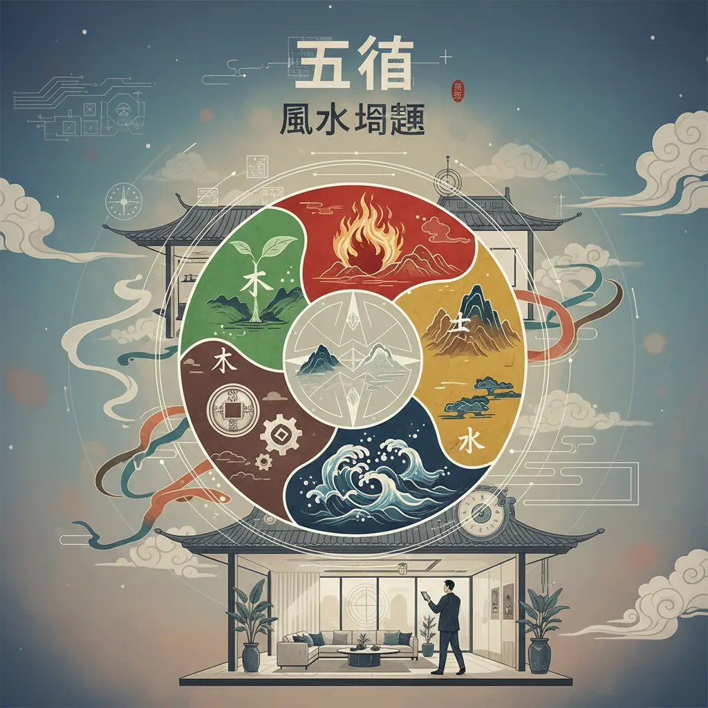 風水調整 - 五行