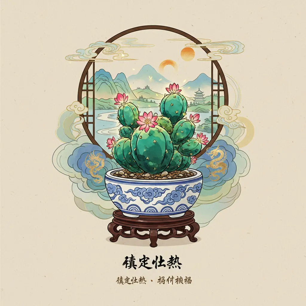 風水植物 - 仙人球