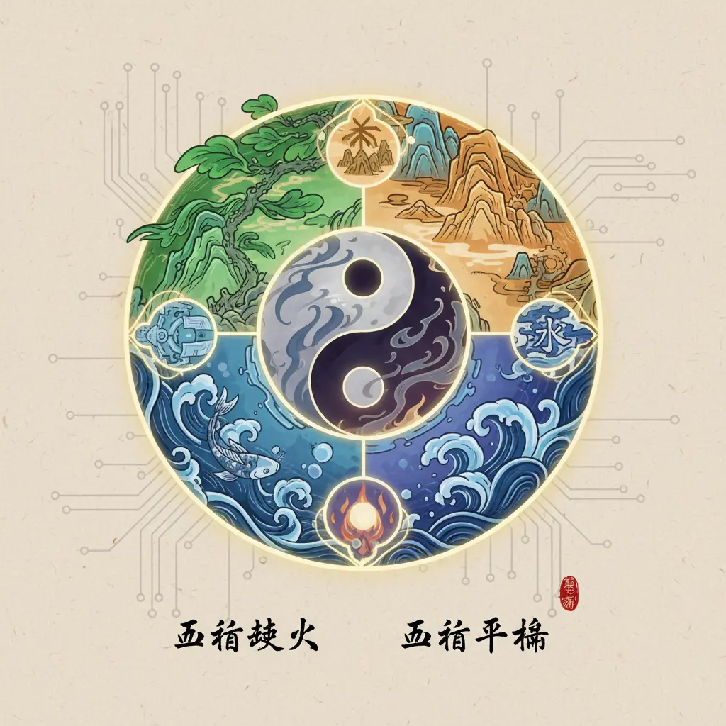 五行平衡 - 五行缺火