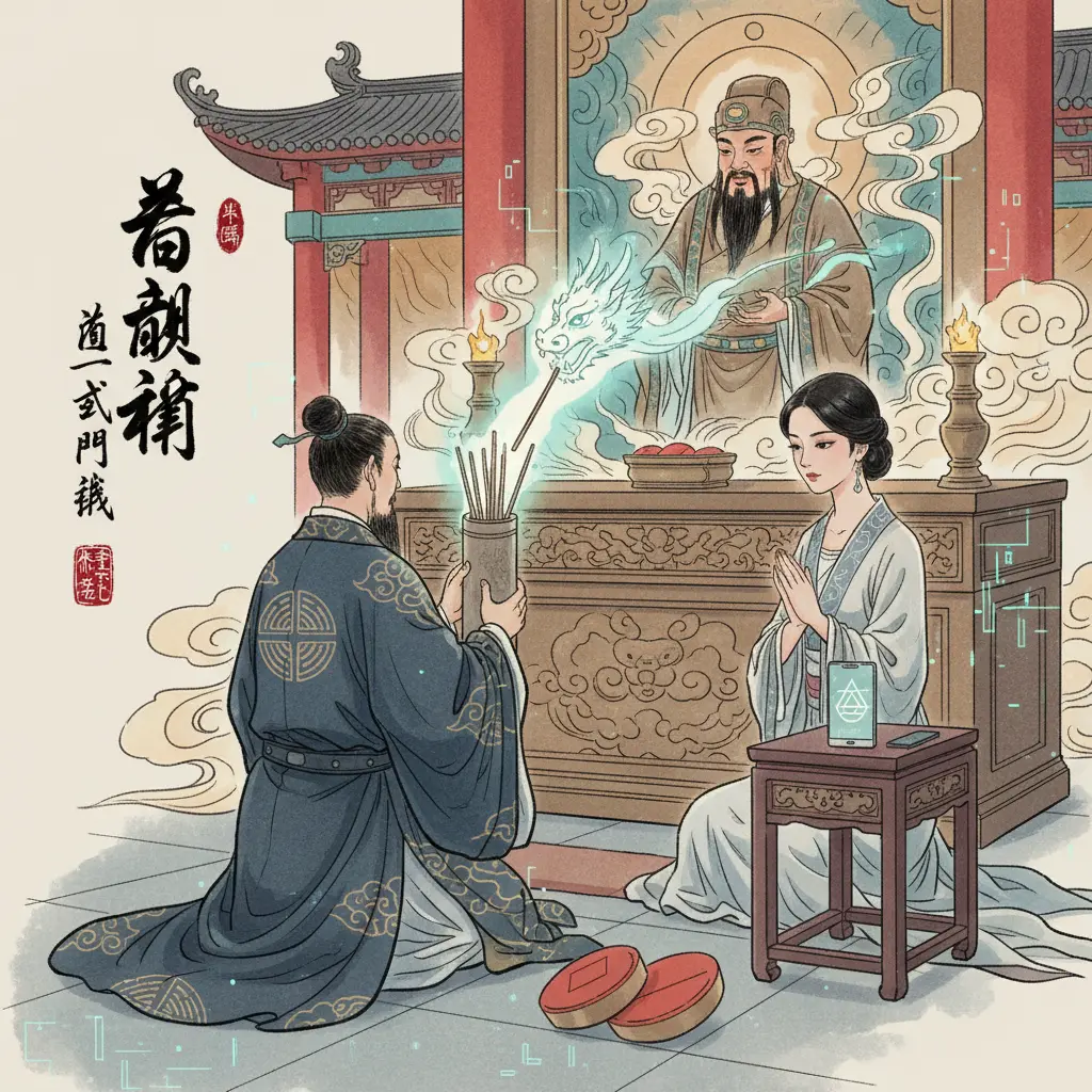 道教問神 - 求籤