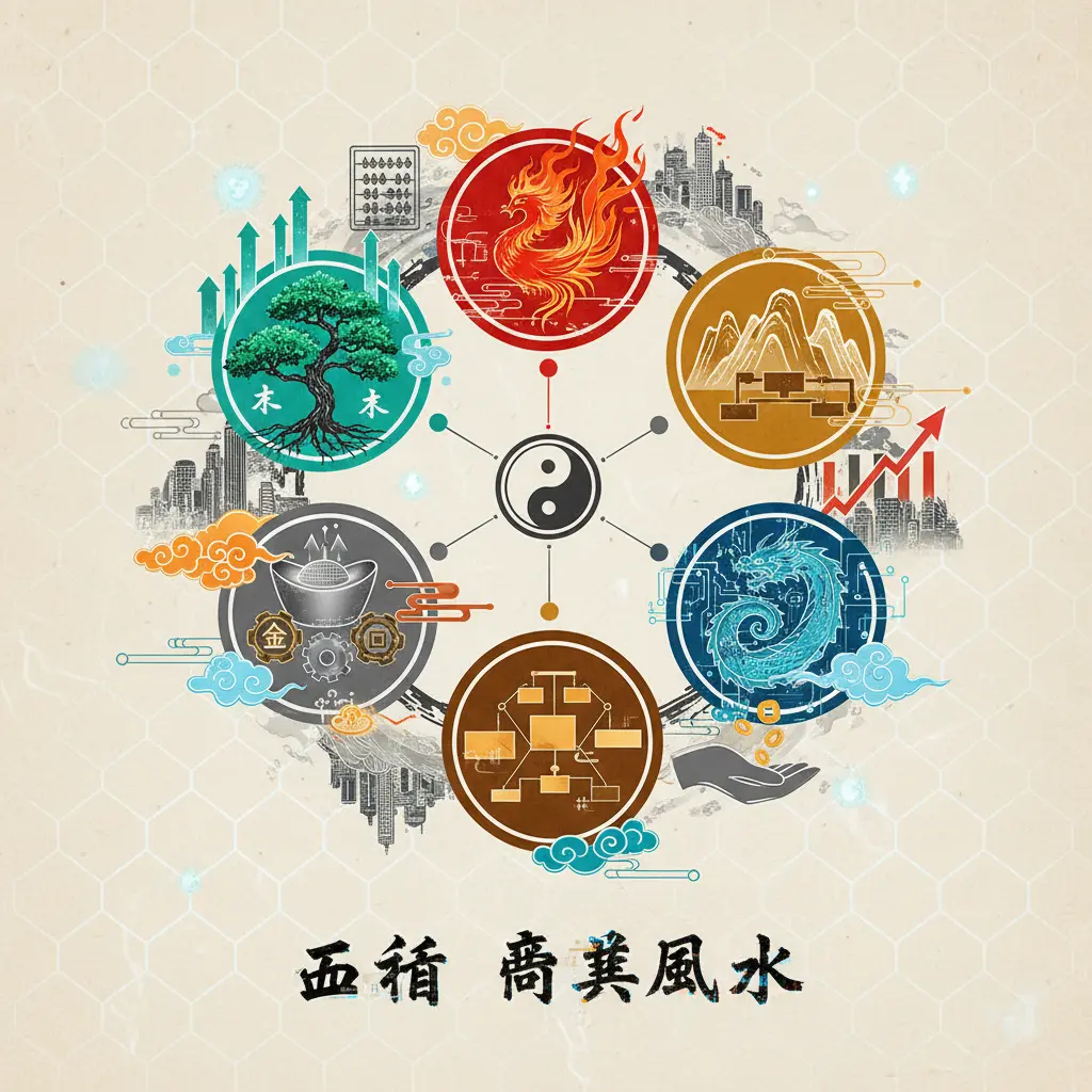 商業風水 - 五行