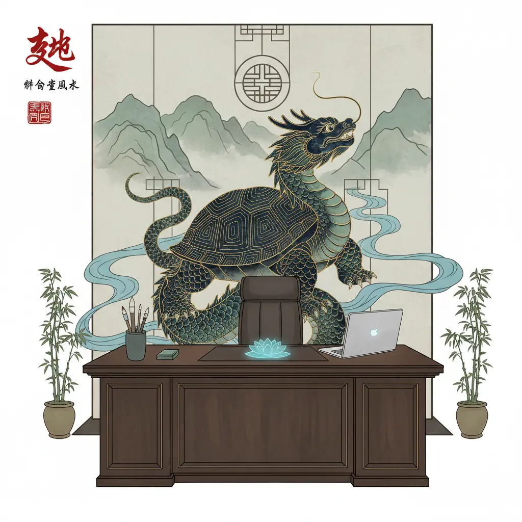 辦公室風水 - 玄武