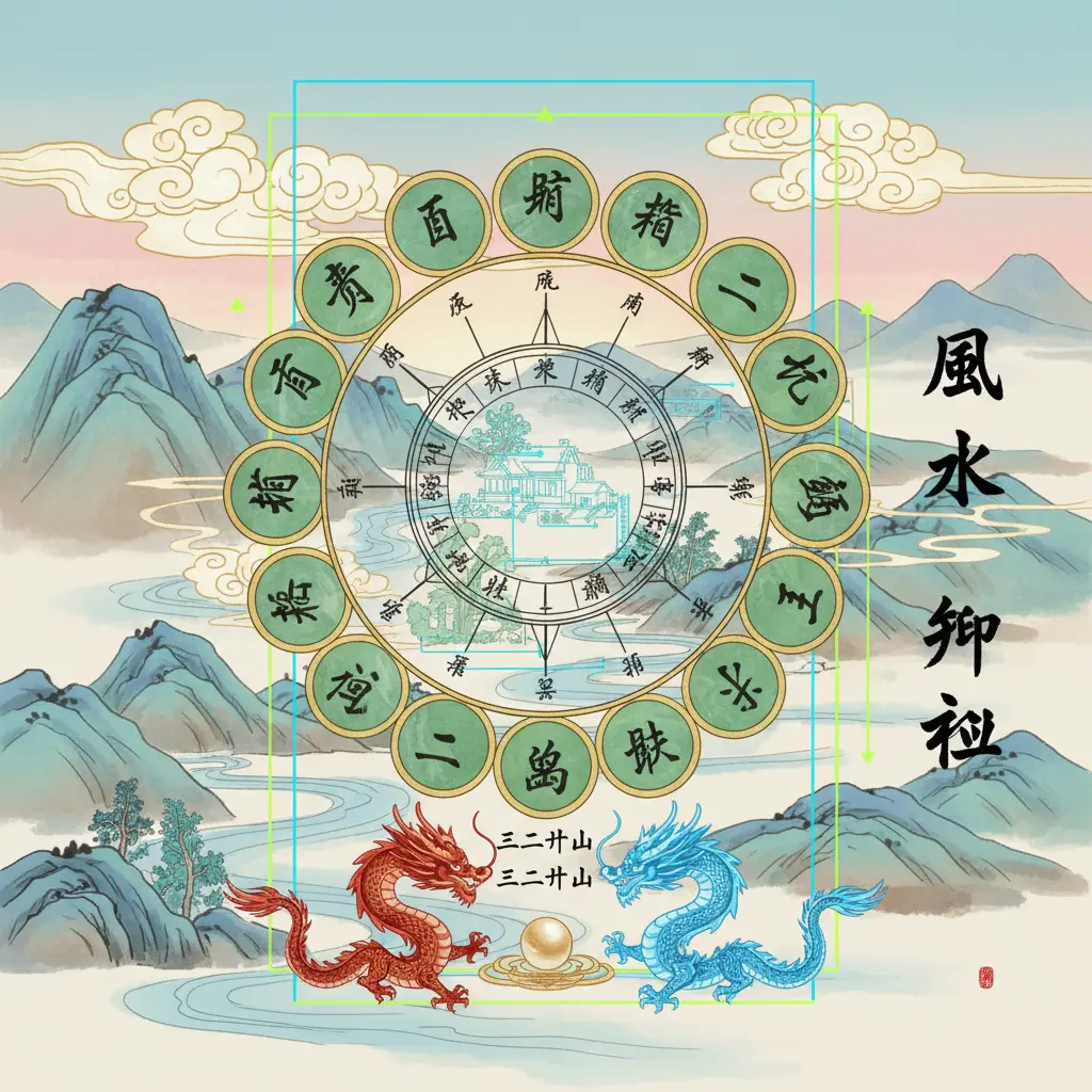 風水規劃 - 二十四山