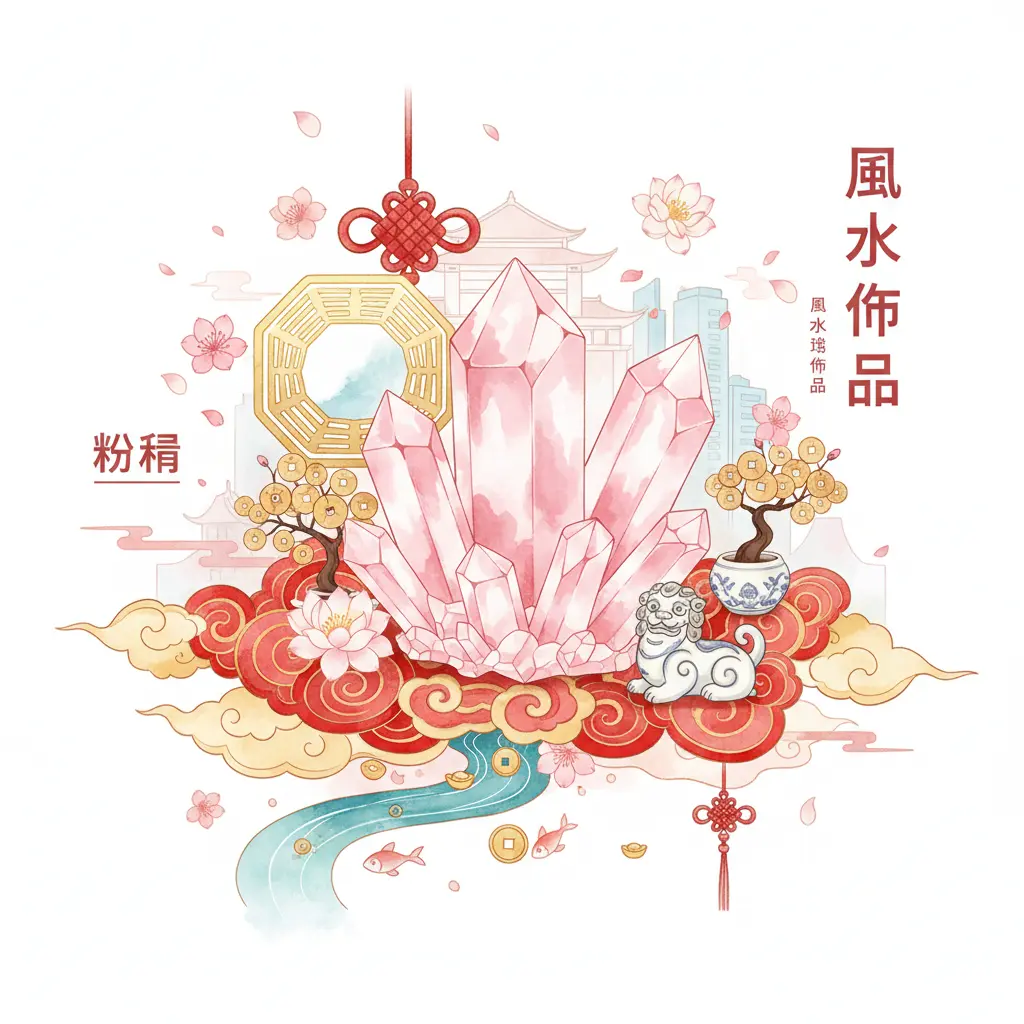 風水物品 - 粉晶