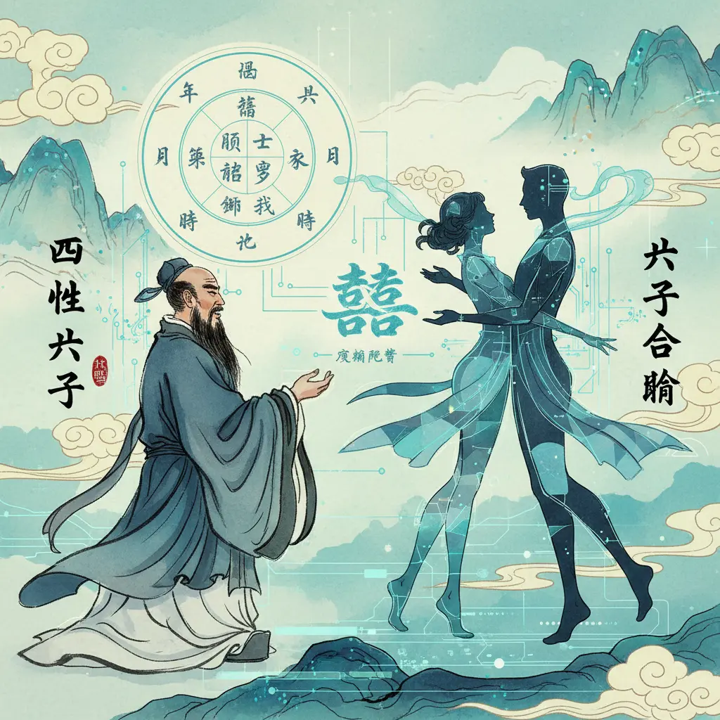 八字合婚 - 四柱八字