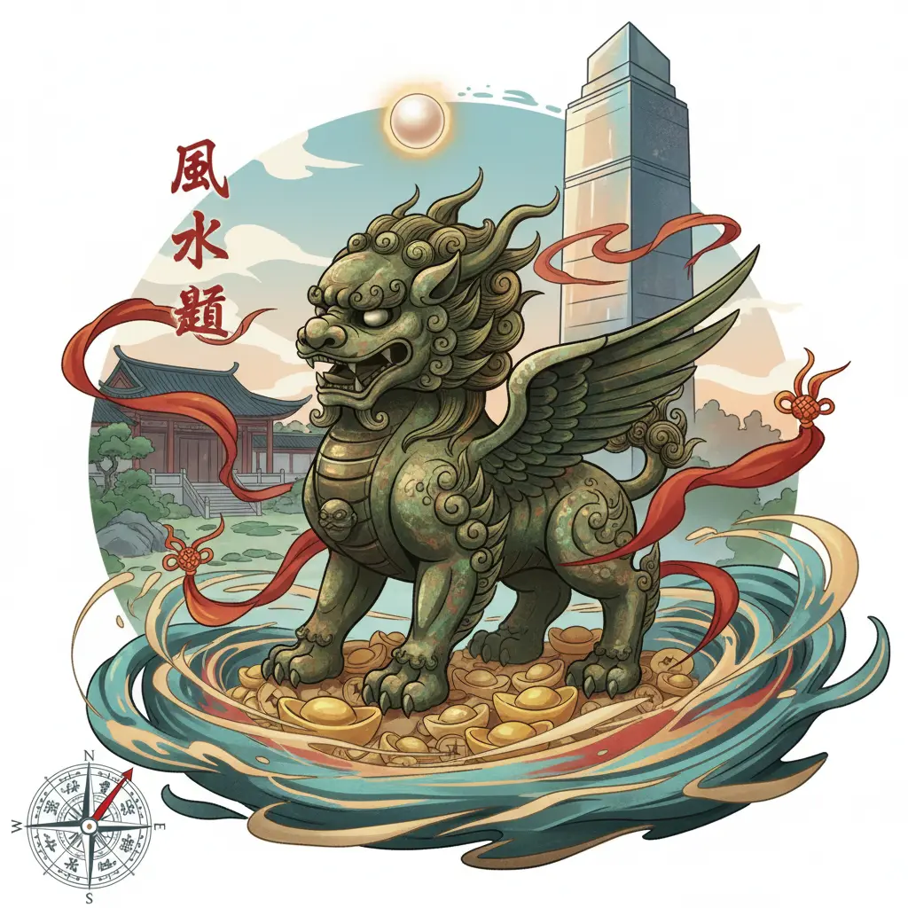 風水調整 - 銅貔貅