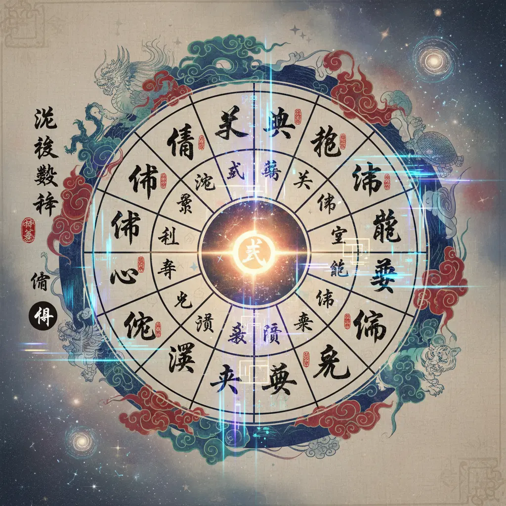 紫微鬥數分析 - 命盤