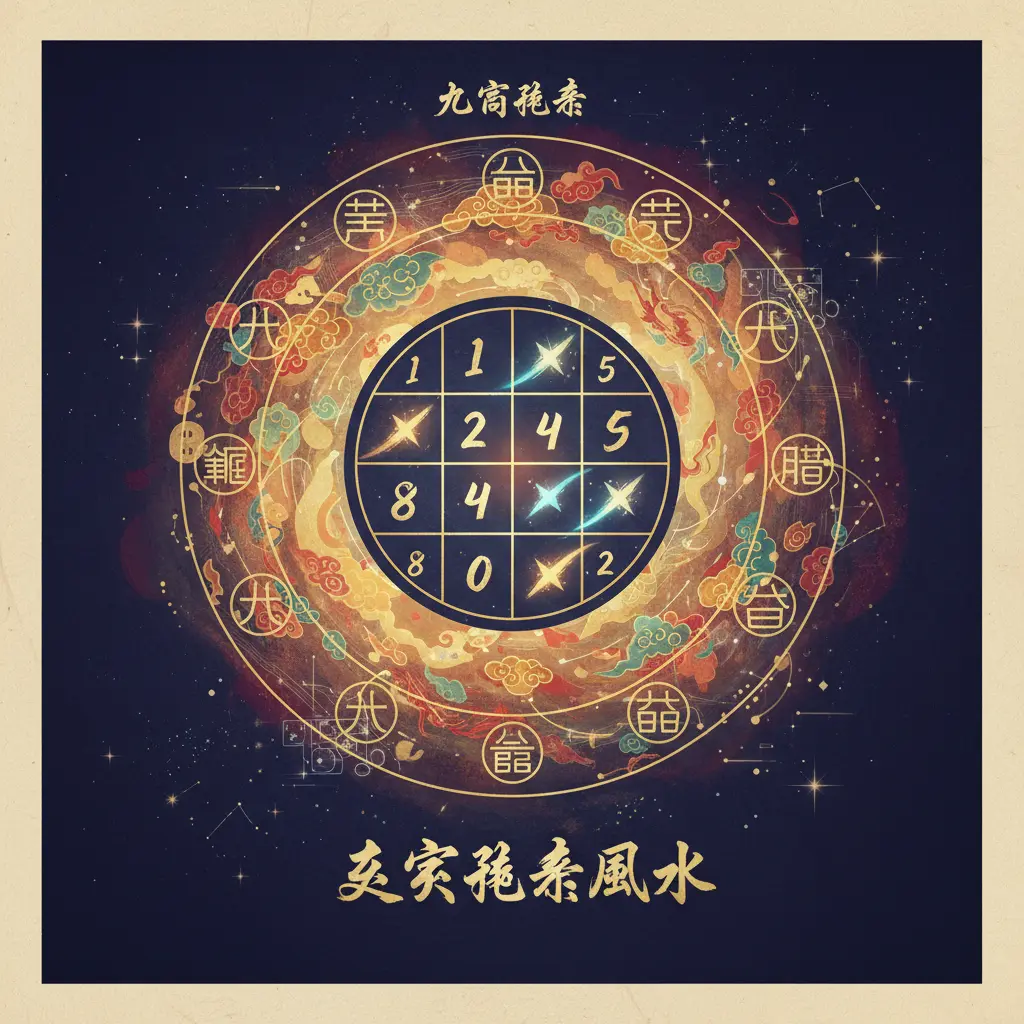 玄空飛星風水 - 九宮飛星