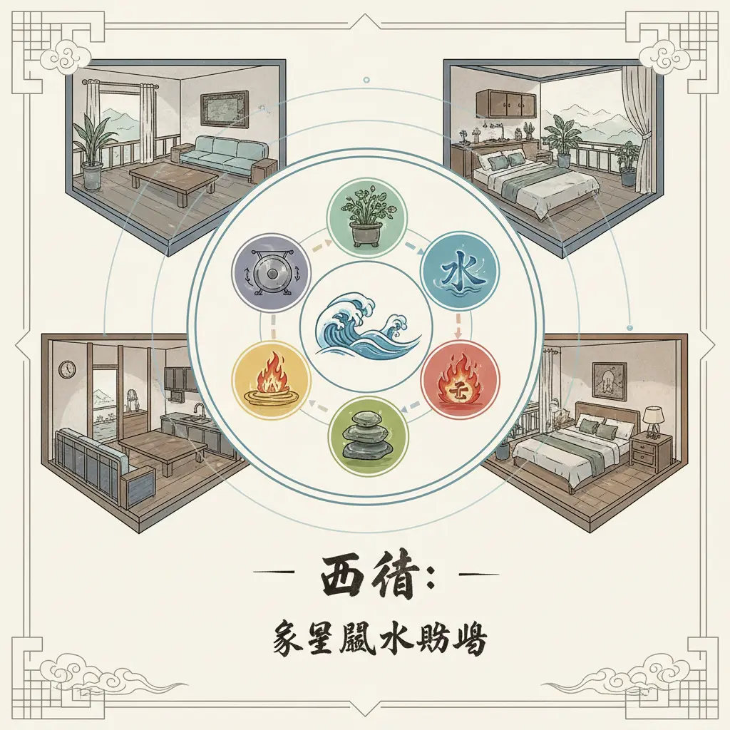 家居風水佈局 - 五行