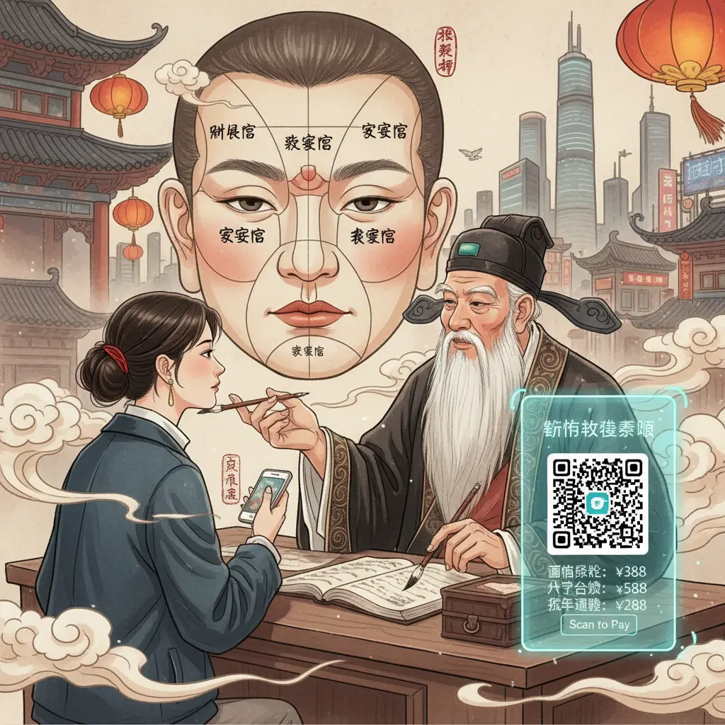 算命收費 - 面相學