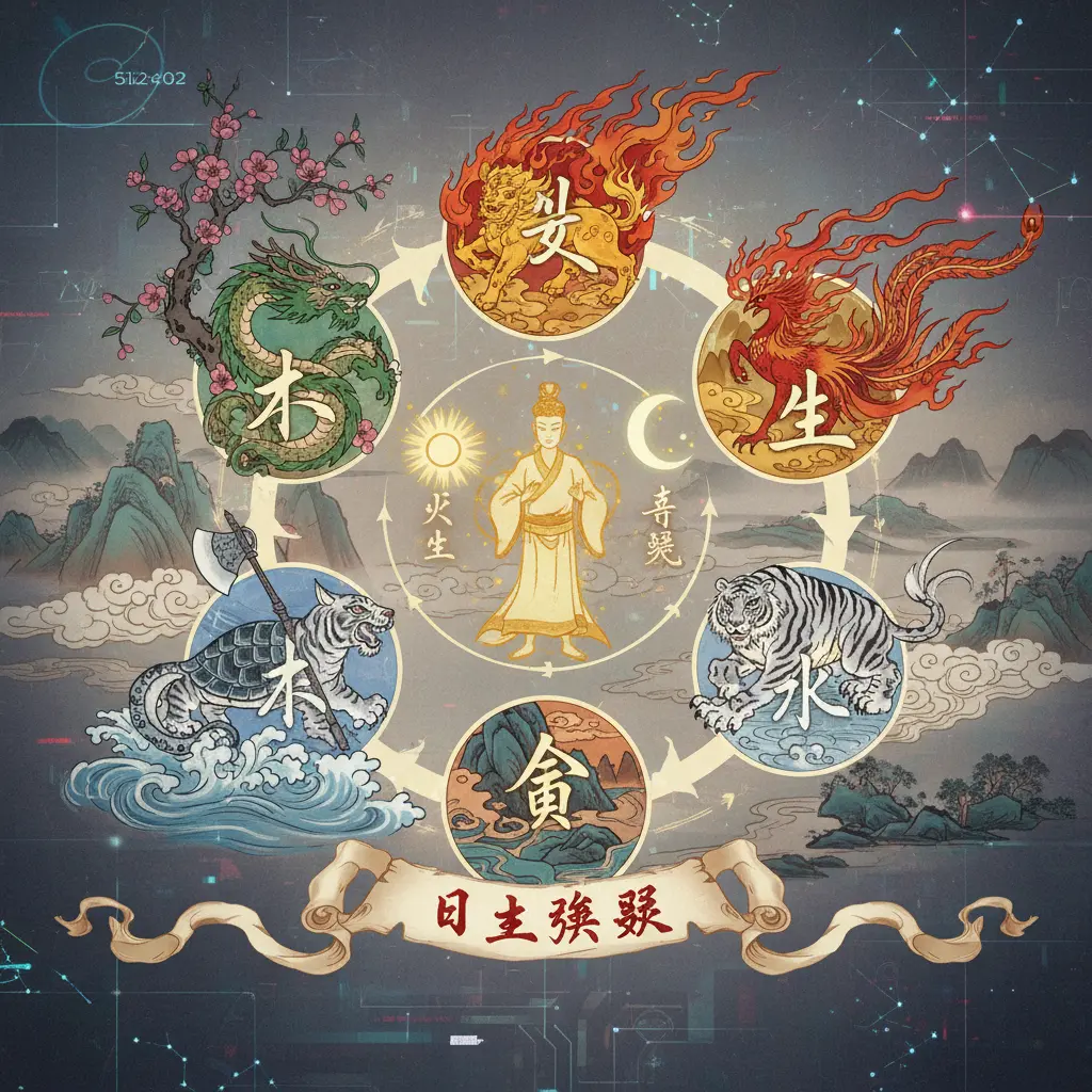 日主強弱 - 五行