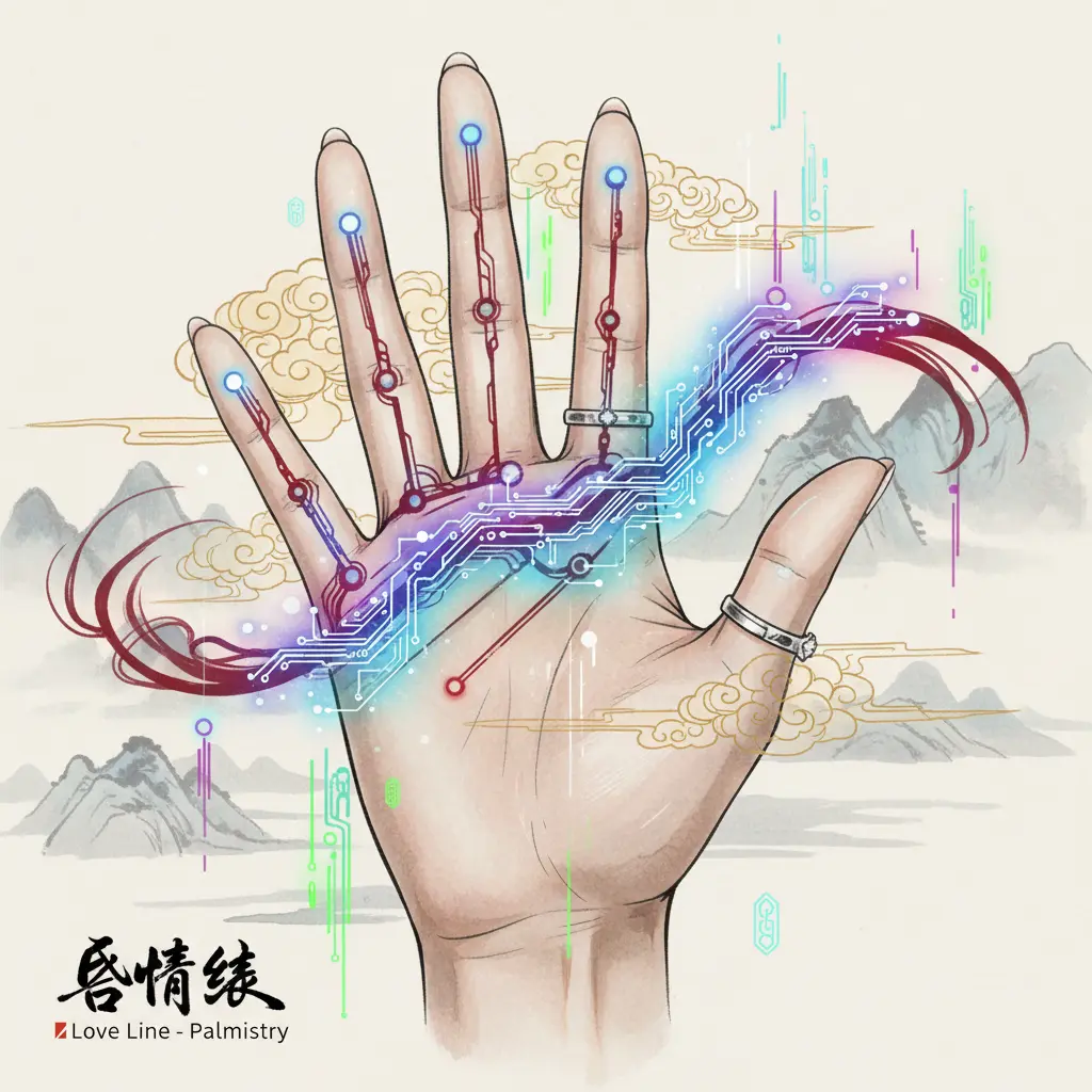 手相解讀 - 感情線