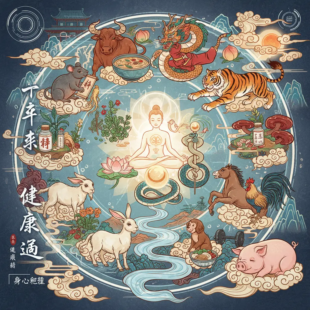 健康運勢 - 十二生肖