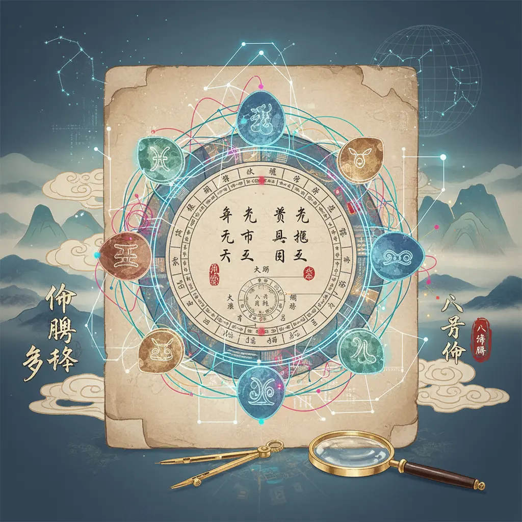 命盤解析 - 八字命盤