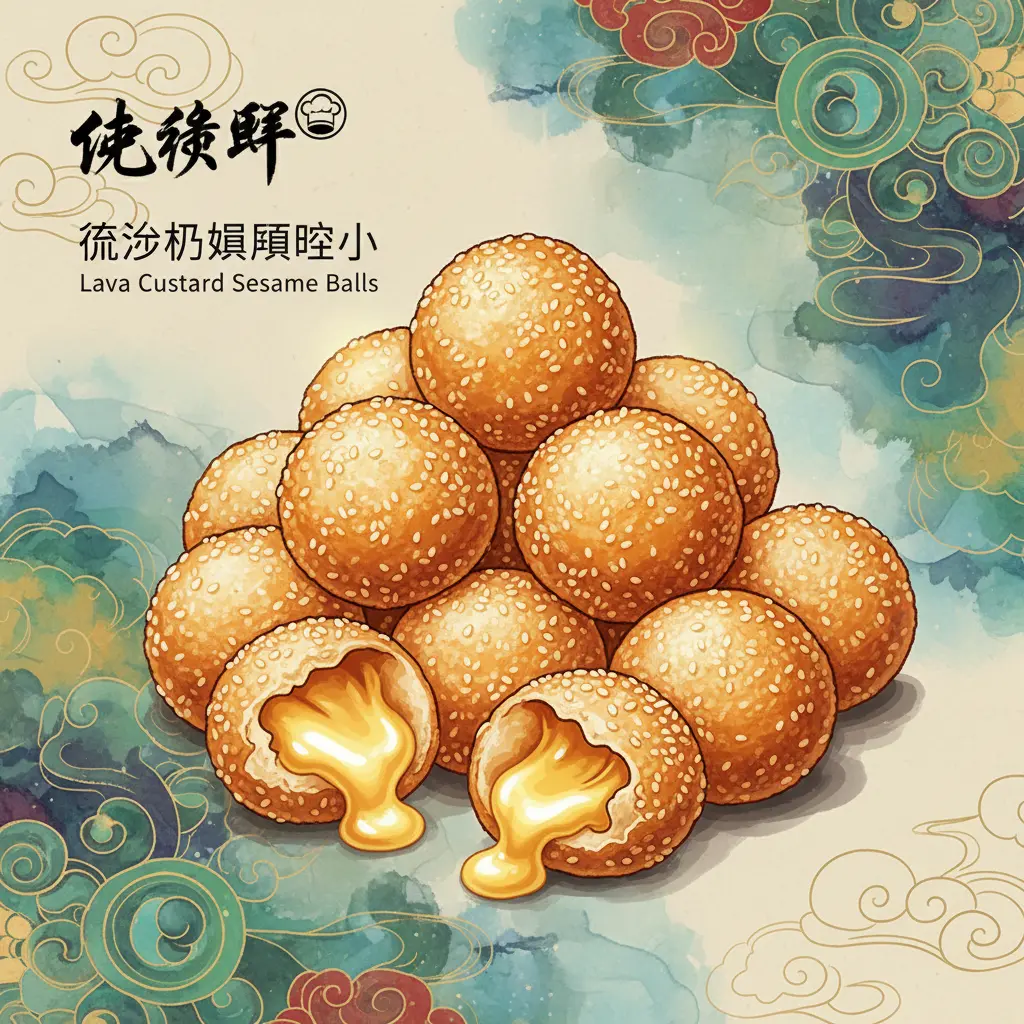 陳師傅 - 流沙奶皇煎堆仔