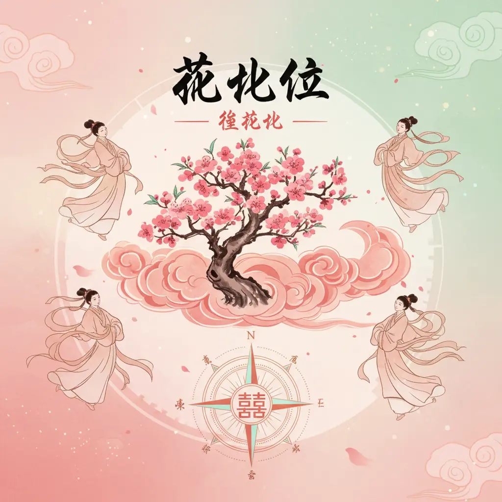 催桃花 - 桃花位