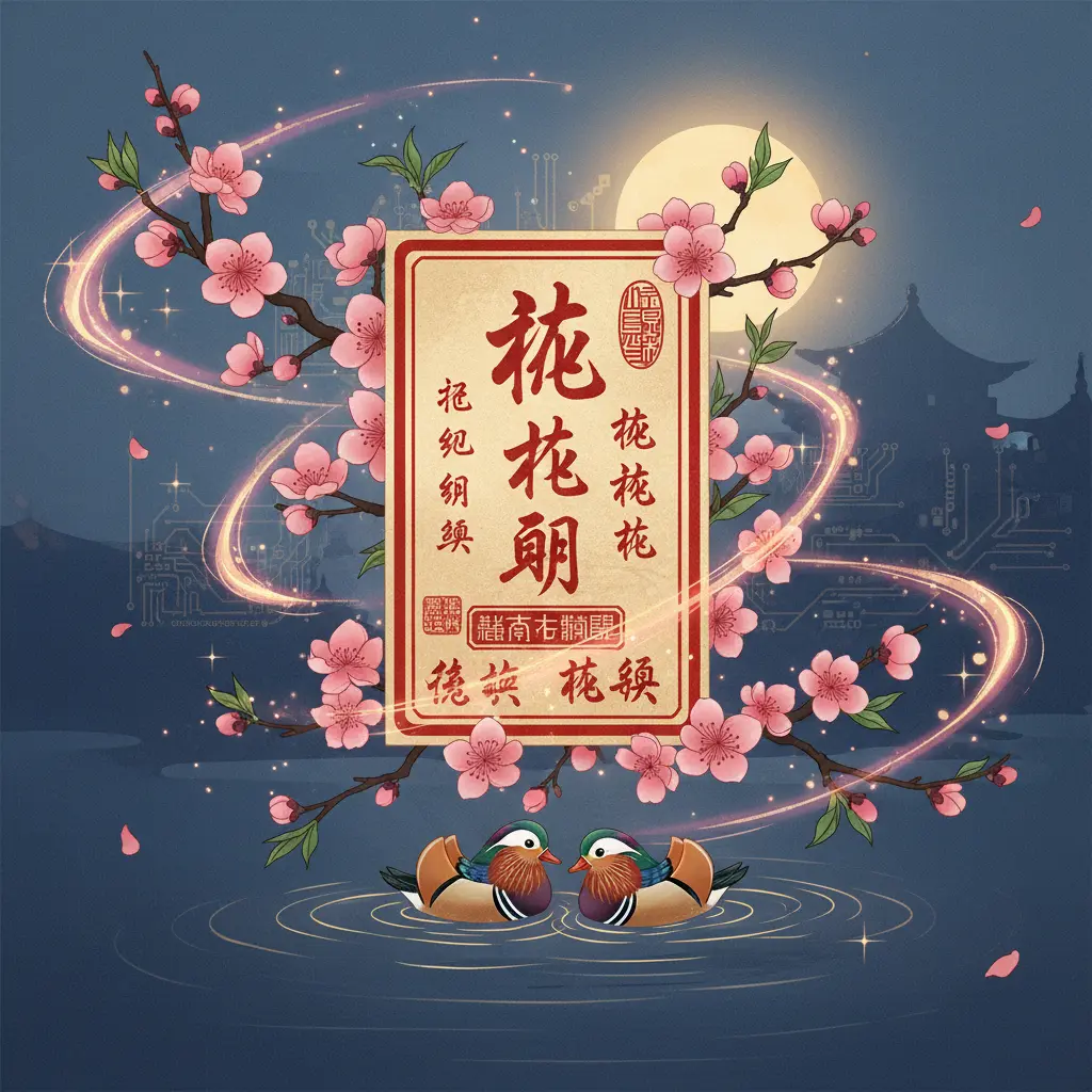 催桃花 - 桃花符