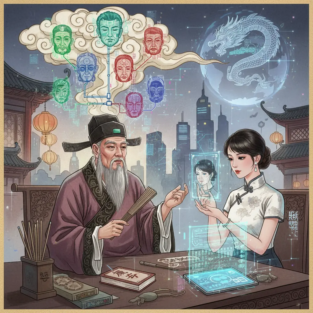 算命師傅 - 面相學