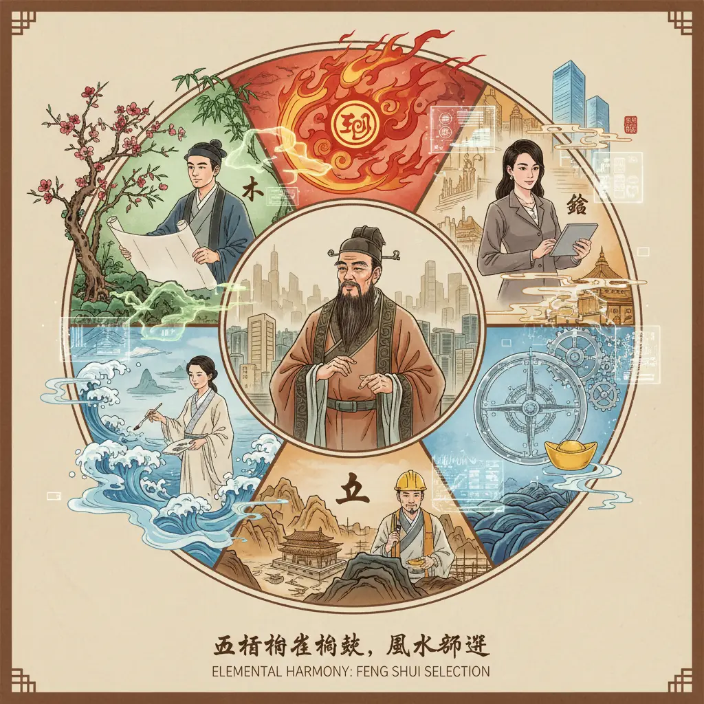 風水師選擇 - 五行