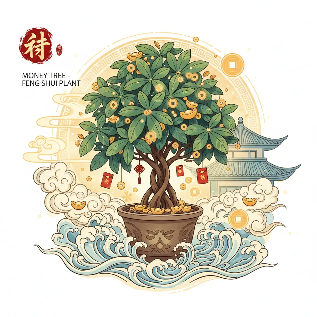 風水植物 - 金錢樹