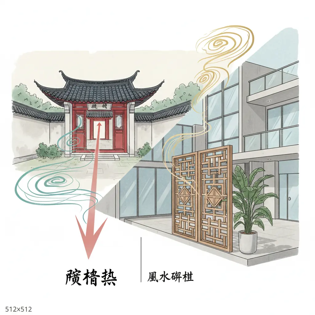 風水規劃 - 穿堂煞