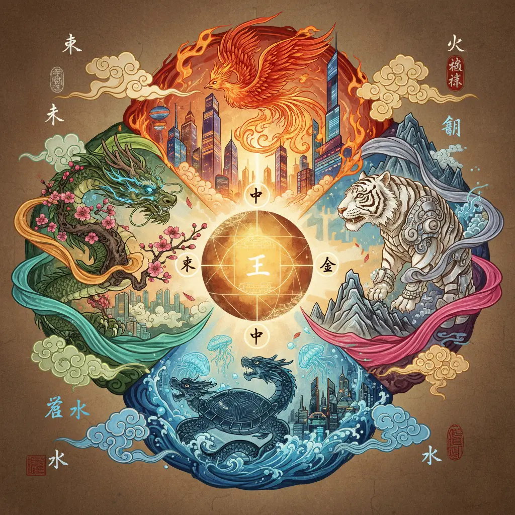 五行 - 五方