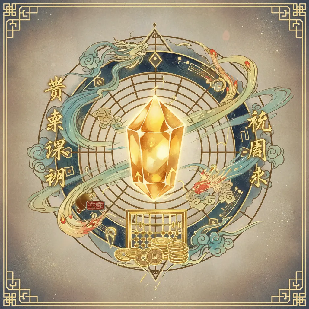 流年風水 - 黃水晶