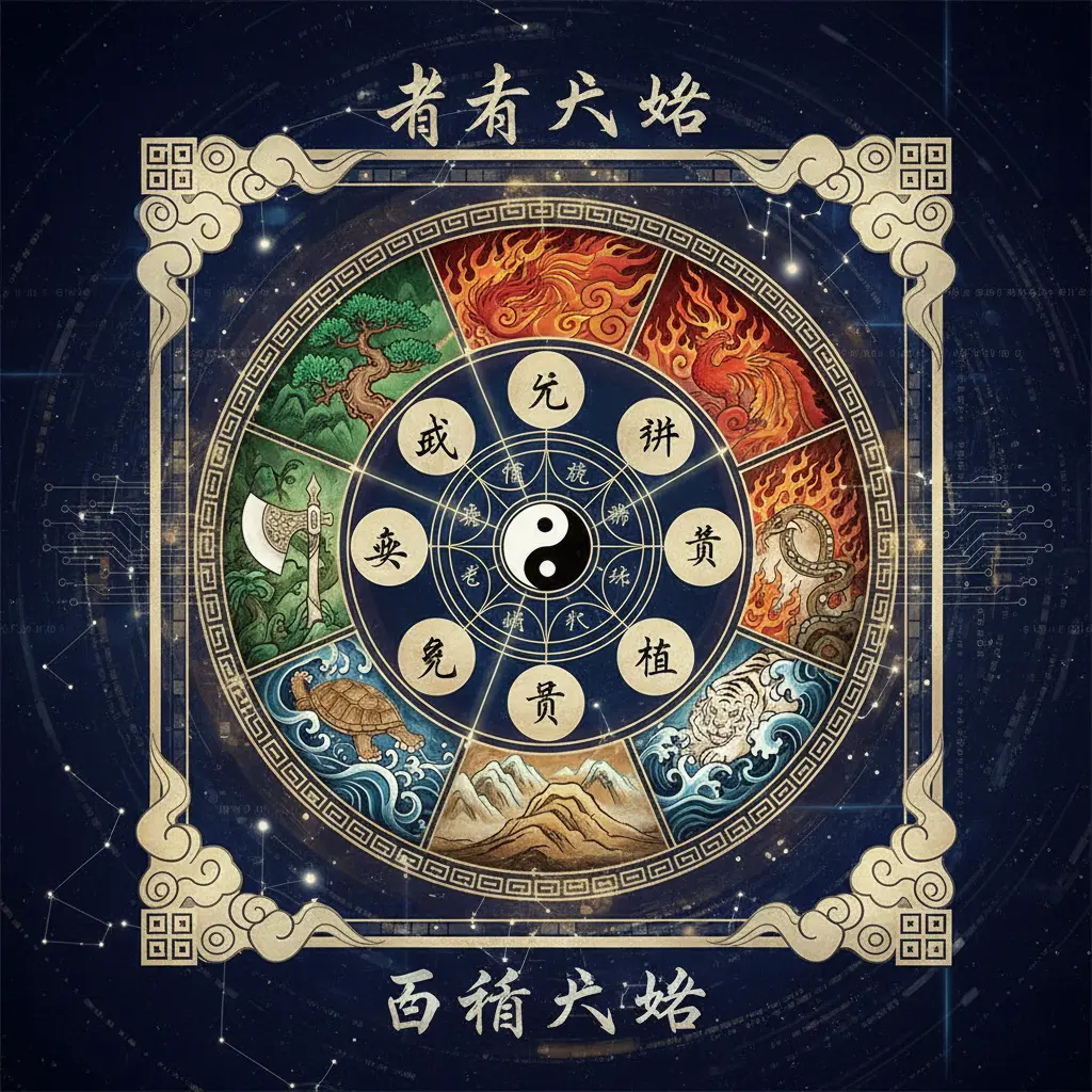 五行八卦 - 先天八卦