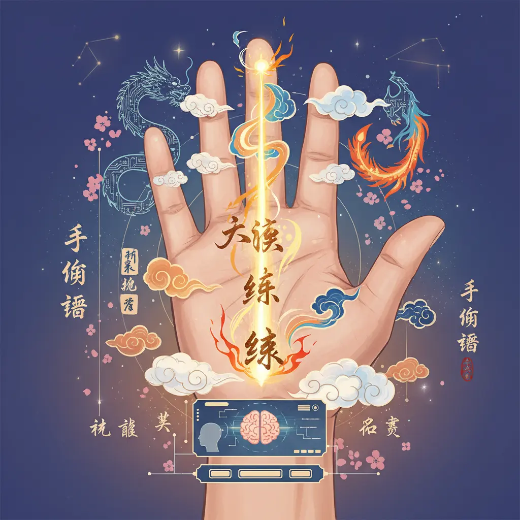 手相解讀 - 太陽線