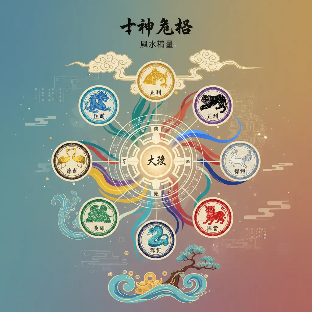 風水能量 - 十神格局