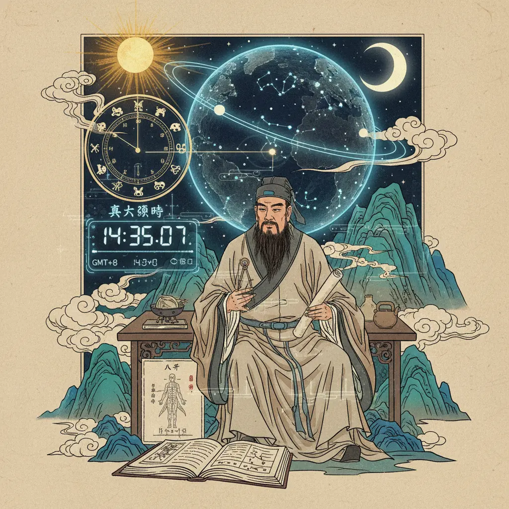 命理解讀 - 真太陽時