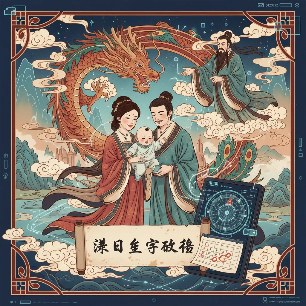 風水案例 - 擇日生育改名