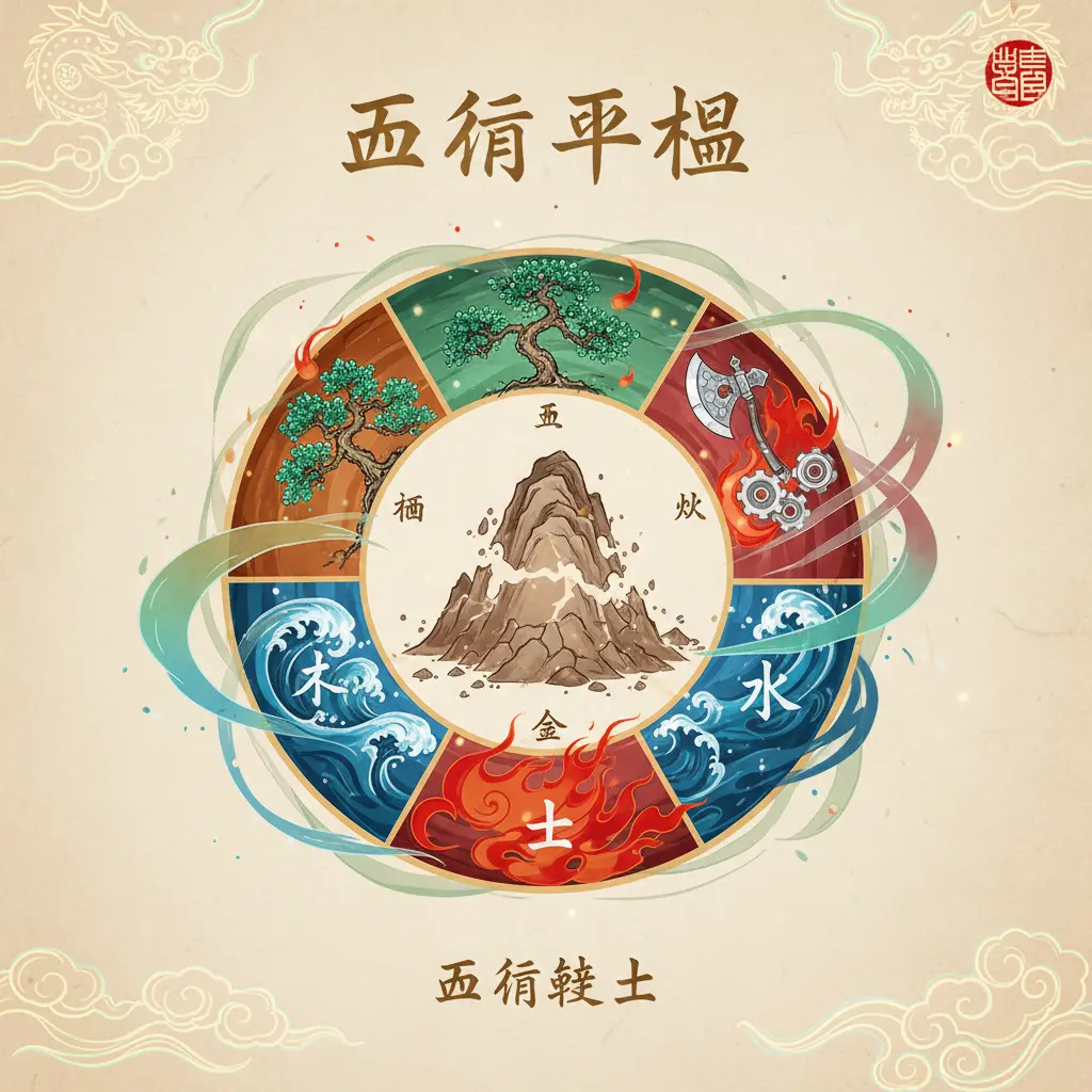 五行平衡 - 五行缺土