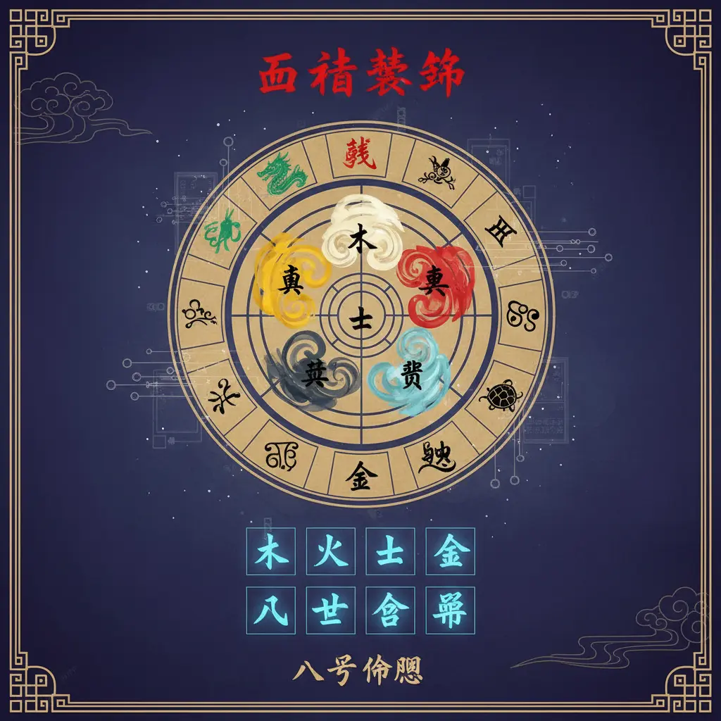 八字命盤 - 五行結構