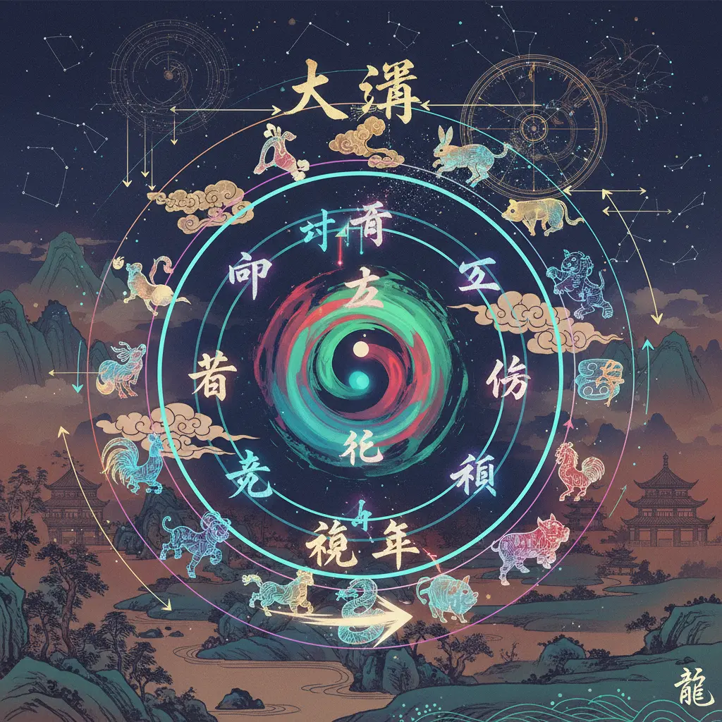 大運流年 - 天干地支