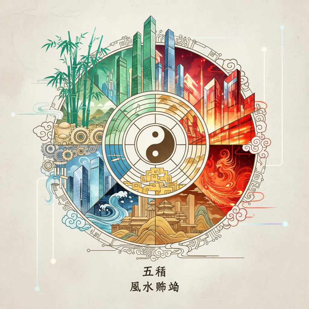 風水佈局 - 五行