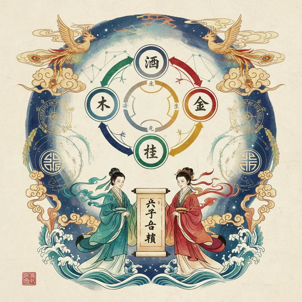 八字合婚 - 五行理論