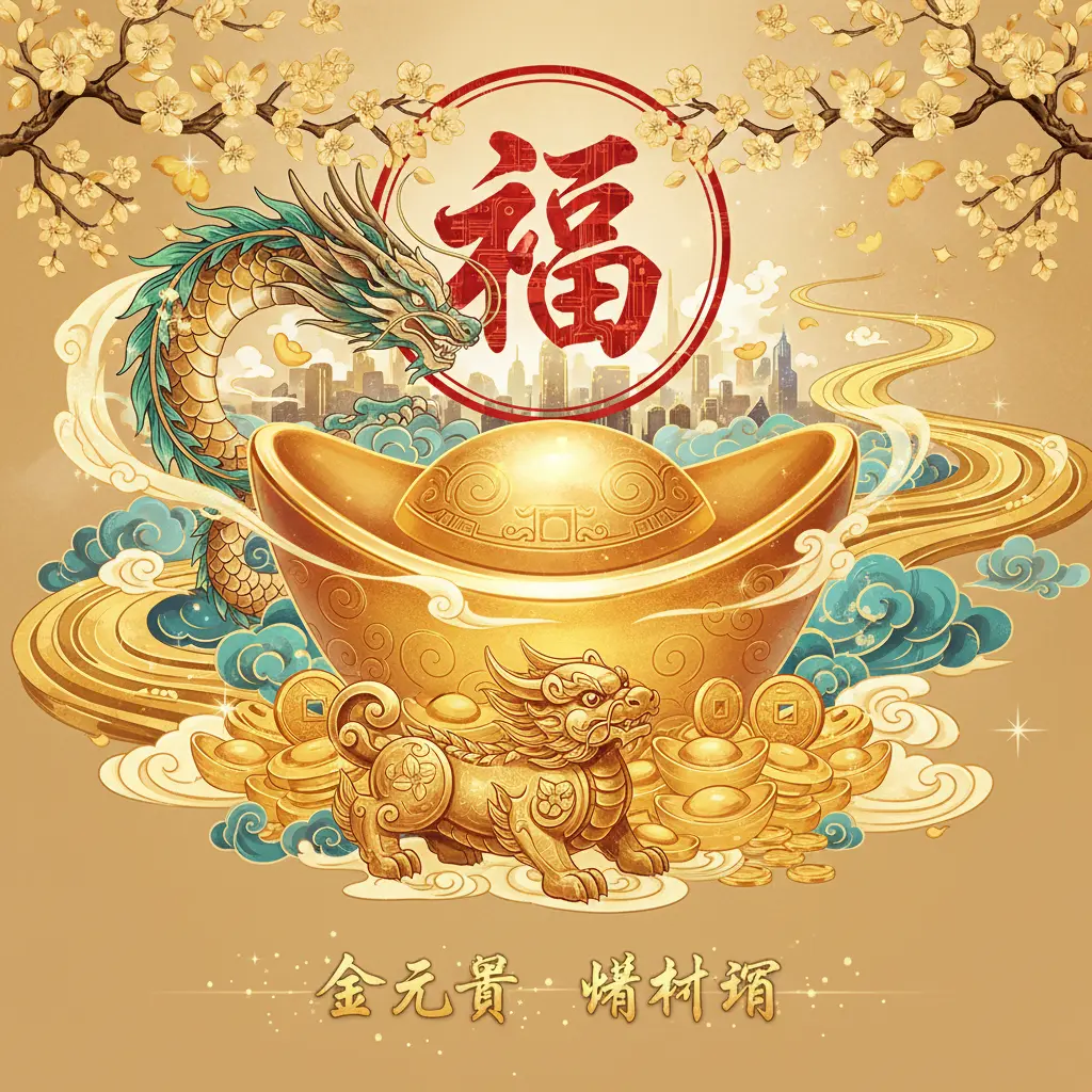 旺財運 - 金元寶